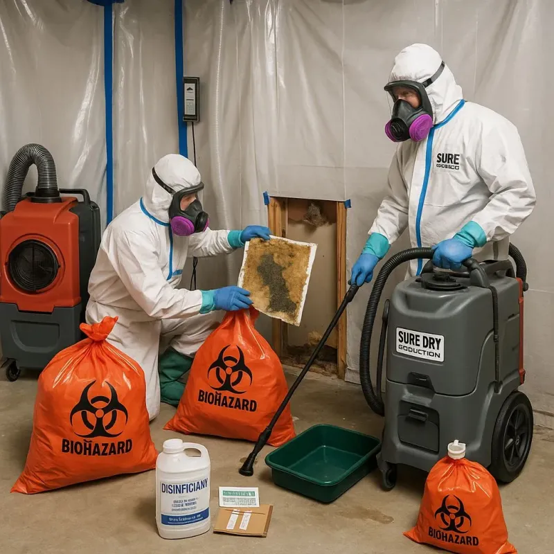 Contaminated Water Handling Protocols process in Coldspring, TX