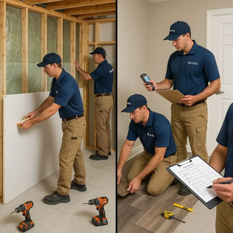 Repairs and Reconstruction process in Coldspring, TX