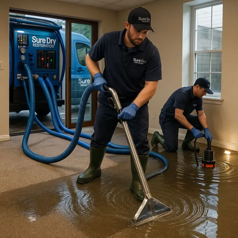 Water Extraction and Removal process in Coldspring, TX